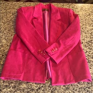 Gallant Hot Pink Suede Blazer